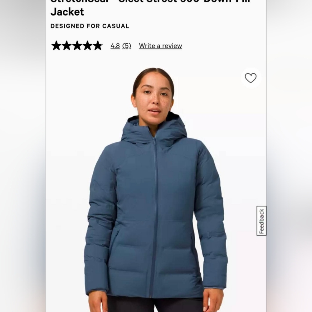 Lululemon Women's Blue Hooded Jacket